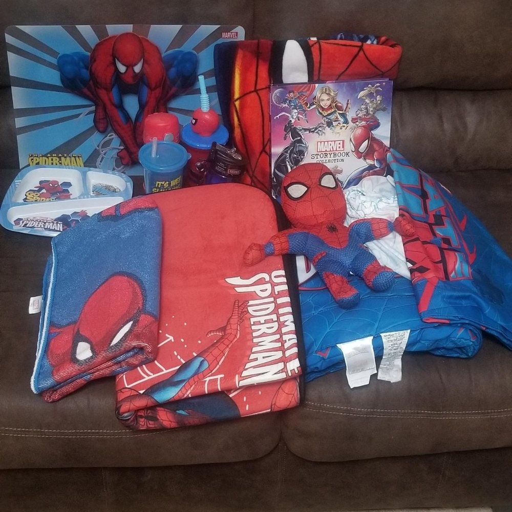 Spiderman Toddler Bed Comforter set